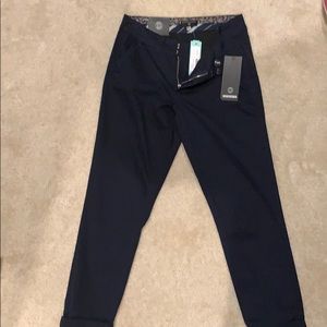 Dictionary straight leg navy pant NWT